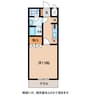 ヴィラさくら 1Kの間取り