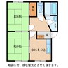 WIN 2DKの間取り
