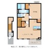サニーハウスHagiwaraⅢ 1LDKの間取り