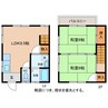 コーポＭＴ（宮ノ平） 2LDKの間取り