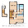 エトワール 1LDKの間取り
