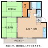 ファミーユオクト 2LDKの間取り