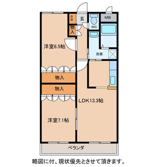 間取図 バローゼ5