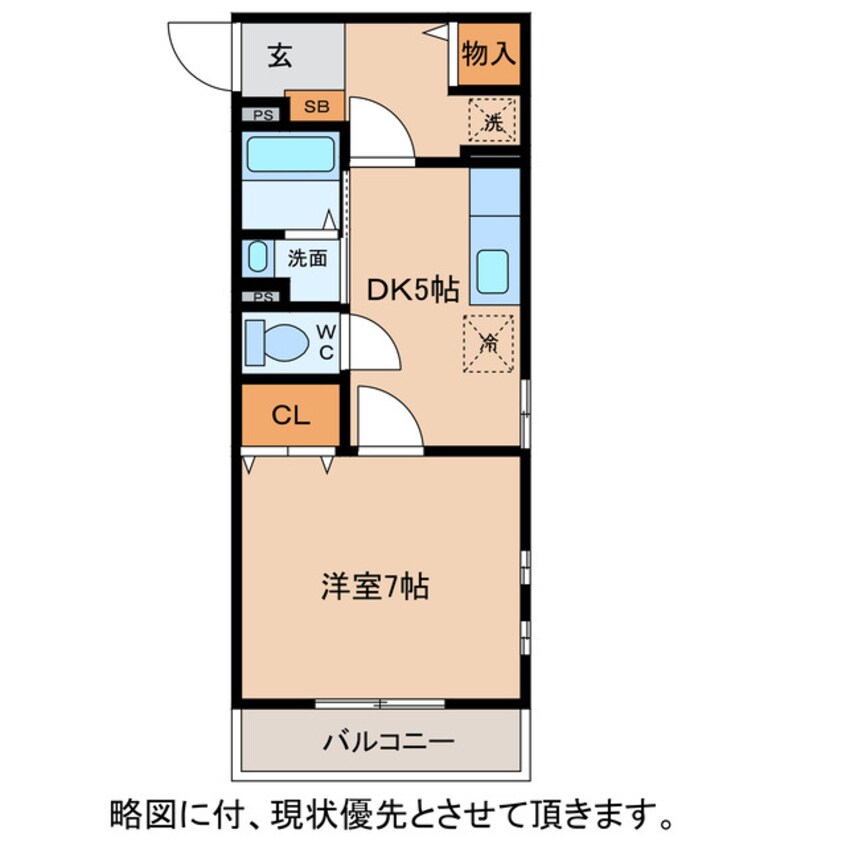 間取図 Charme金屋