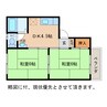 レークハイツ 2DKの間取り