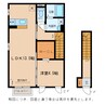 ウエストヴィレッジB 1LDKの間取り