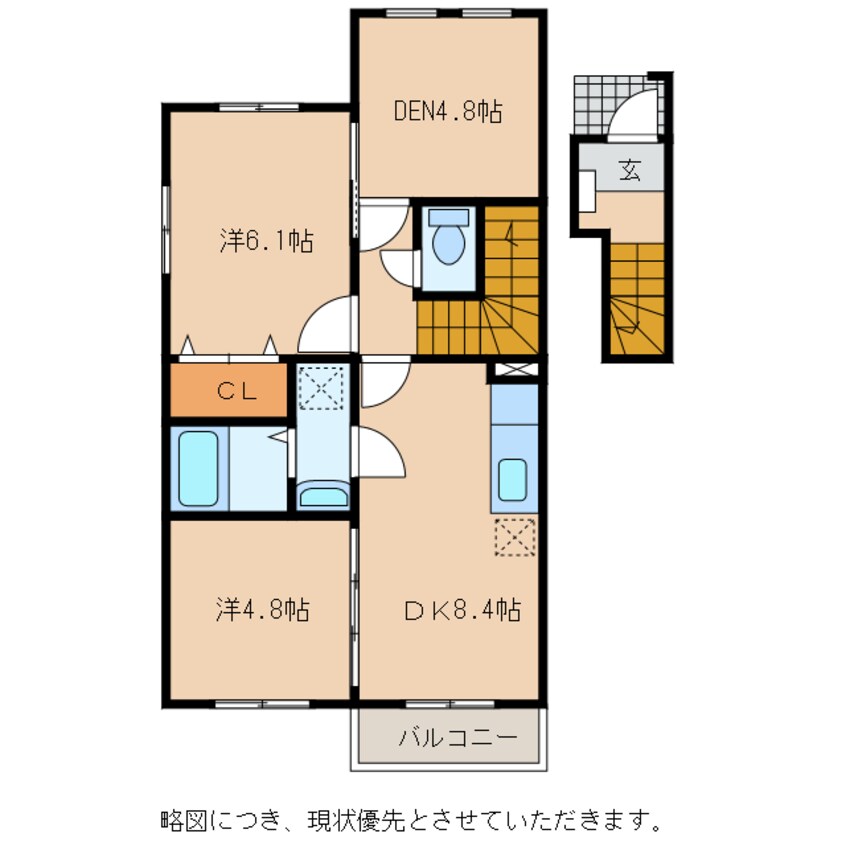 間取図 カーサ西の宮