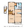 グランルシェ 2LDKの間取り