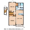 グランルシェ 2LDKの間取り