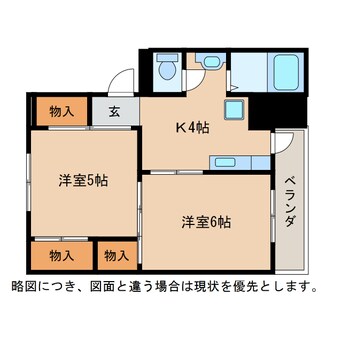 間取図 ヴィラナリー愛知川Ⅰ