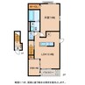 雅楽（うた） 2LDKの間取り