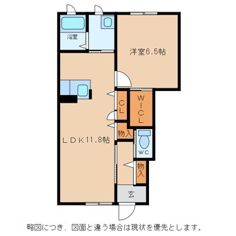 間取図 パルメーラ東近江