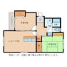 平和マンションⅠ 2LDKの間取り