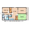 ハウス明日葉 3DKの間取り