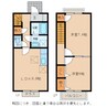 TWIN OAKS B棟 2LDKの間取り