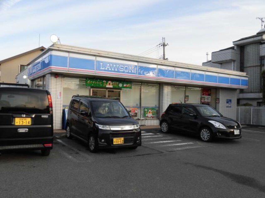 ローソン八日市緑町店(コンビニ)まで212m ビレッジハウス外町
