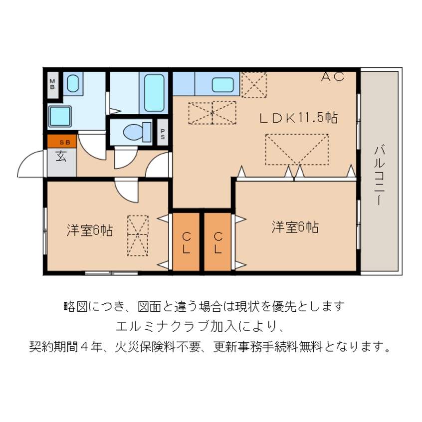 間取図 ルネス　ベルドミール