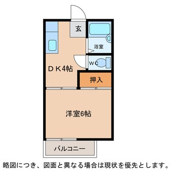 間取図 スカイハイツ