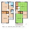 五個荘日吉町貸家 4DKの間取り