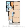 La Casa Miyabi 1LDKの間取り