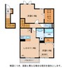 D-room　サウスウィンド 2LDKの間取り