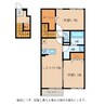 サザンクロスⅡ番館 2LDKの間取り