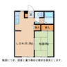 エクセルハイツ 1LDKの間取り