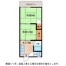 アイビハイツB棟 2Kの間取り