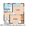 長峰２貸家 1DKの間取り
