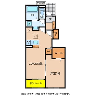 間取図 フローラ愛知川