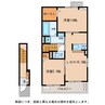 ヴィラ　ココール　Ⅰ・Ⅱ 2LDKの間取り