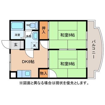 間取図 アコーシャル・ドゥのとがわ