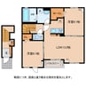 サン　ルーラルⅣ 2LDKの間取り