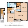 サン　ルーラルⅣ 2LDKの間取り
