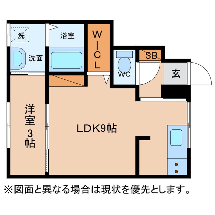 間取図 プリムヴェール（日野町）