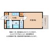 アバンセタカA棟 1Kの間取り