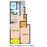 メゾンルミネ五個荘 1LDKの間取り