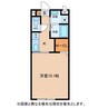 シャレはやしだ 1Kの間取り