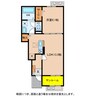 サンジェルマン 1LDKの間取り