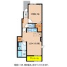 バルサ 1LDKの間取り