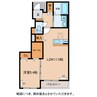 サリエンテ 1LDKの間取り