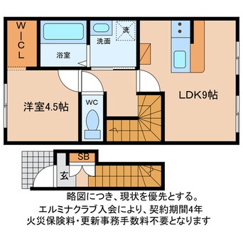 間取図 グッドライフステージ八日市清水