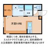 KOS tono A棟 1Rの間取り
