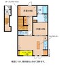 Woodstock Nest 2LDKの間取り