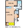 ラ　プルエーヴ西中野 1LDKの間取り