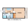 chez noix 1Kの間取り
