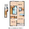 カーサ・彩 2LDKの間取り