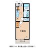 フェニックスⅡ 1Kの間取り