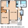 クレール聖和　C 1LDKの間取り
