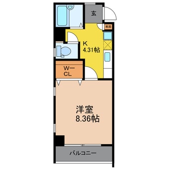 間取図 Pleasant Uzu